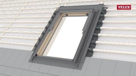  схема монтажа мансардного окна Velux