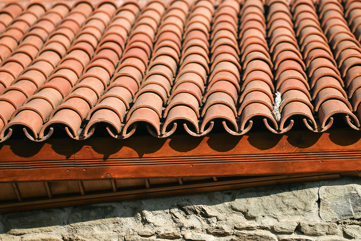 Черепица для крыши керамическая фото